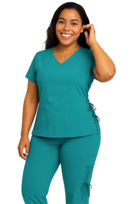 CurveFit Lace-Up Top